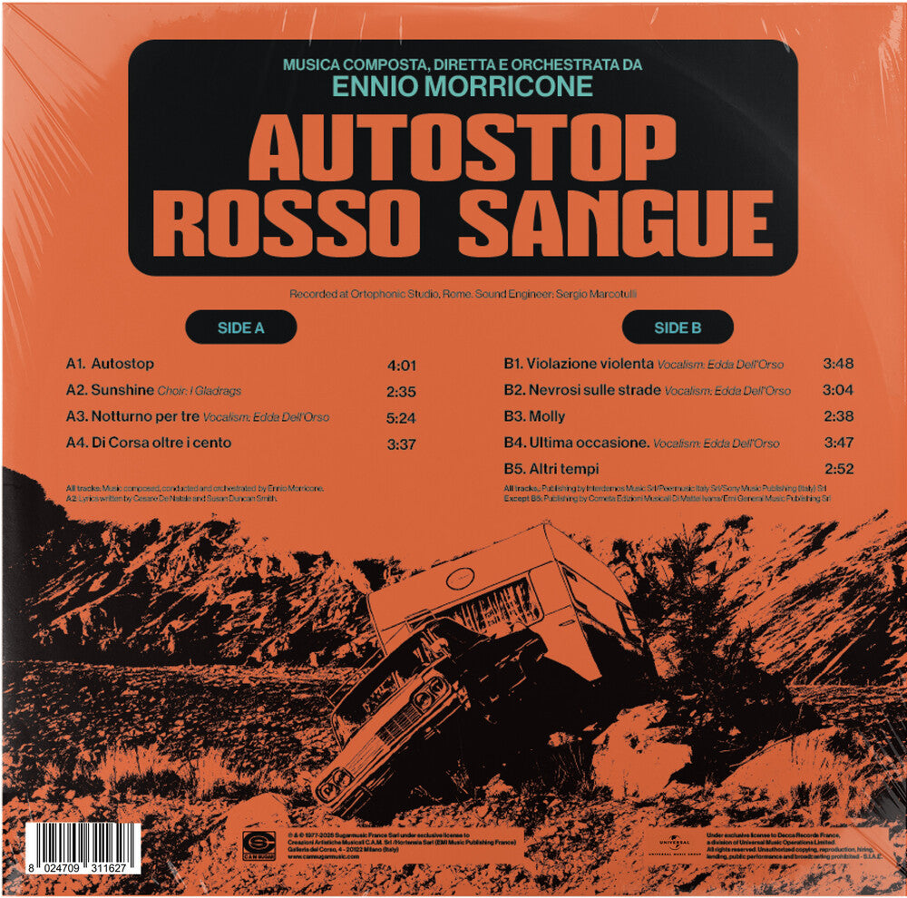 Autostop Rosso Sangue (Hitch-Hike) - O.S.T. - Cyan