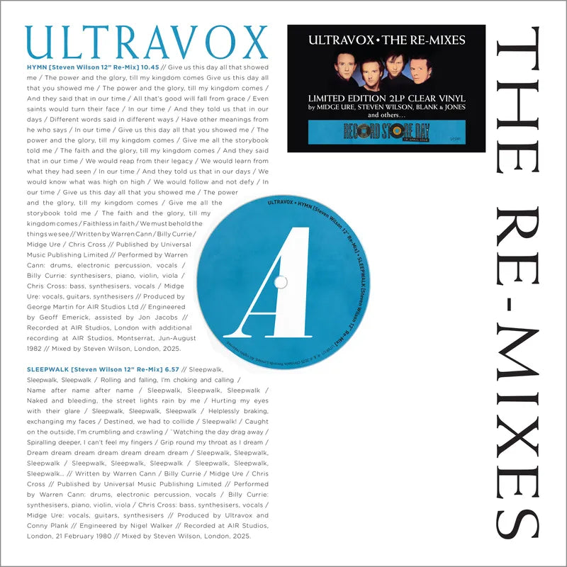Ultravox - Re-Mixes