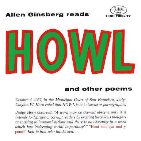 Howl & Other Poems